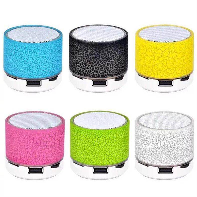 Mini altavoz bluetooth con luz led+radio+usb