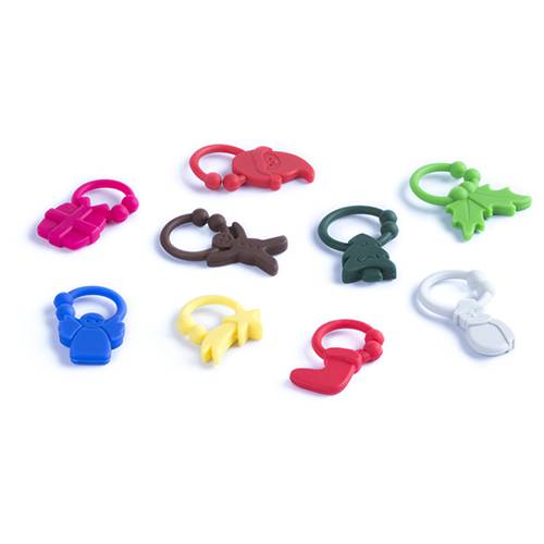 Set 9 identificadores de copas navidad