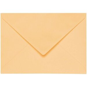 Sobres forrados color amarillo miel