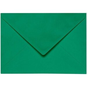 Sobres forrados color verde hierba