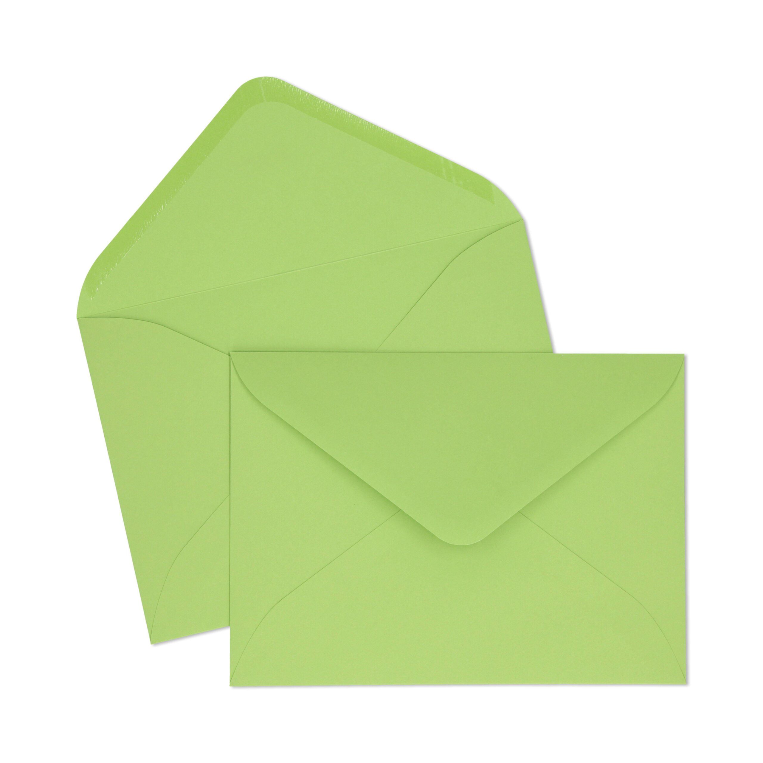 Sobres vitela color verde claro