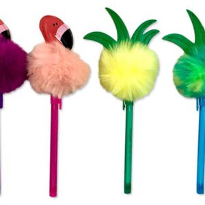 Bolígrafo pompón tropical