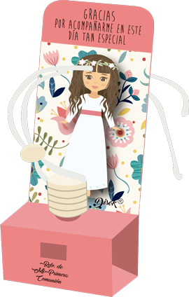 Ambientador para coche comunión niña