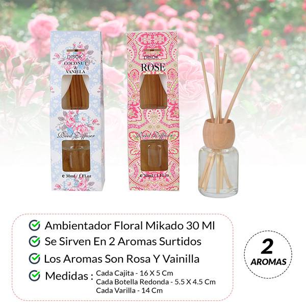 Ambientador floral mikado 30 ml