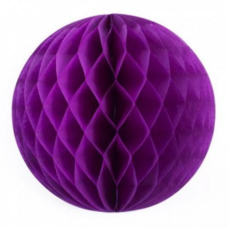 Pompones nido 20cm purpura