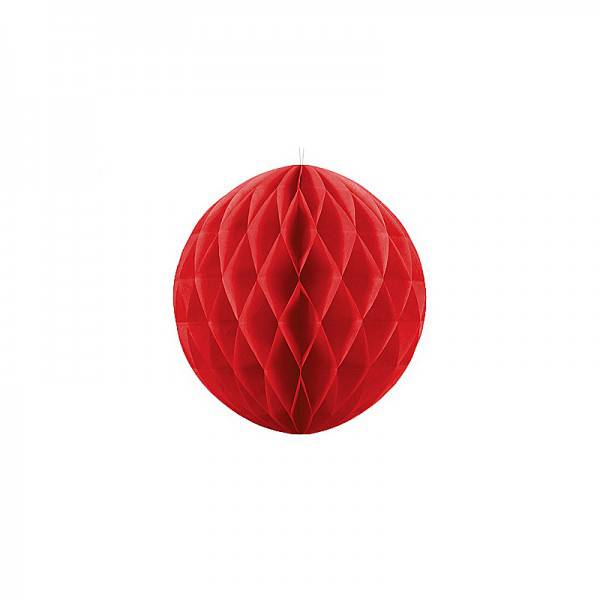 Pompones nido 20cm rojo
