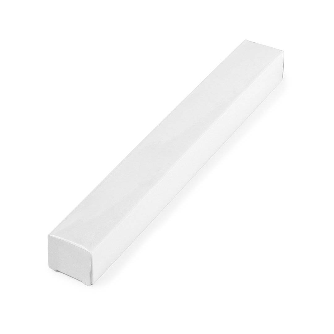 Abanico de tela y pvc presentado en caja blanco