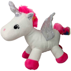 Peluche unicornio rosa
