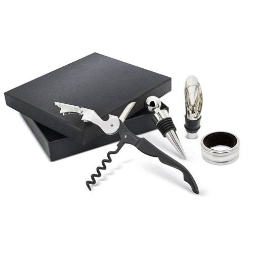 Set de vino "elegance" 4 piezas