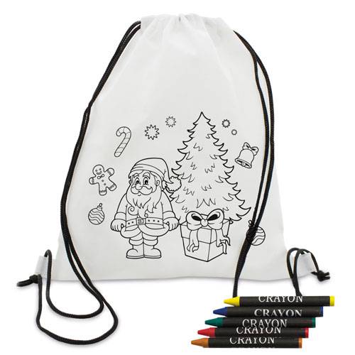 Mochila con ceras navidad