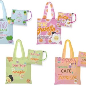 Bolsas plegables frases divertidas