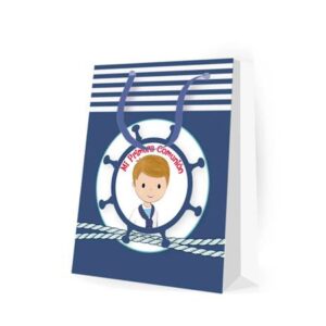 Bolsa de papel marinero comunión niño