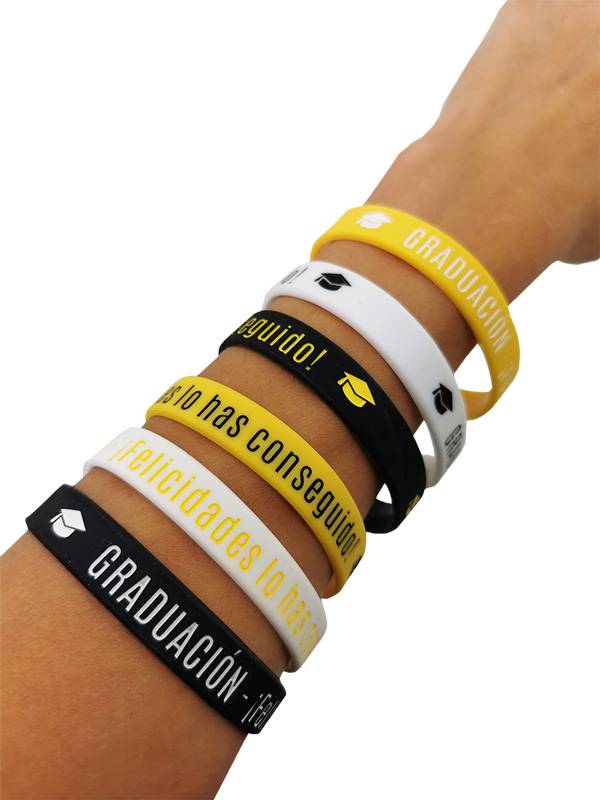 Pulsera silicona graduación unisex