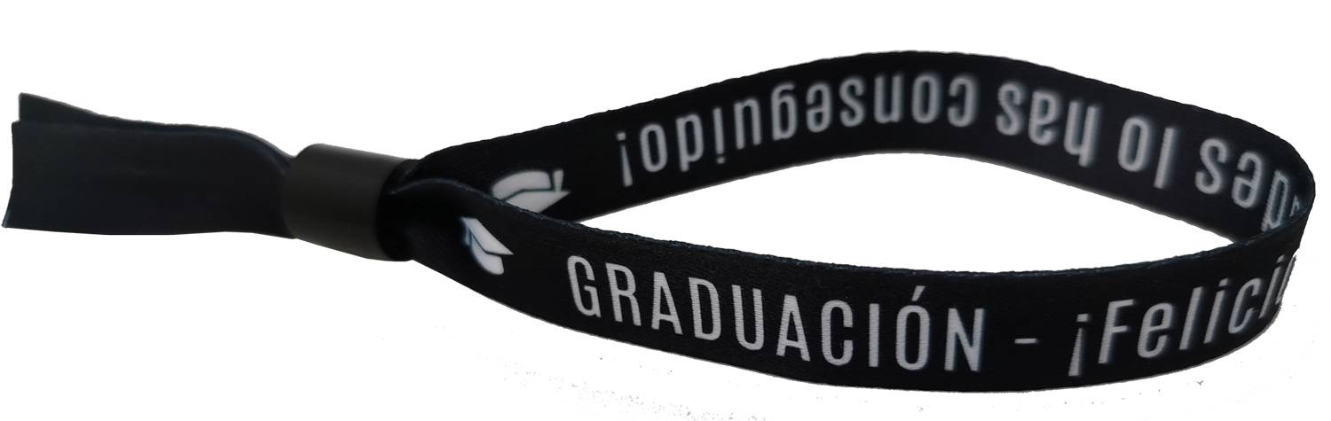 Pulsera tela graduaciones unisex