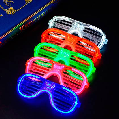 Gafas led colores