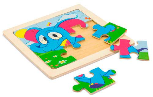 Puzzle rompecabezas madera infantil 11×11 cm