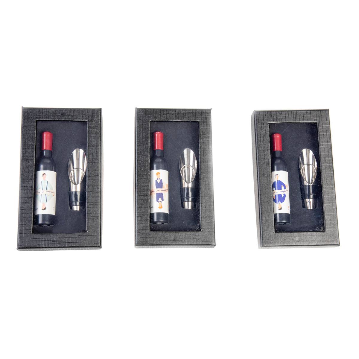 Set sacacorchos magnético + tapón de vino cartamen