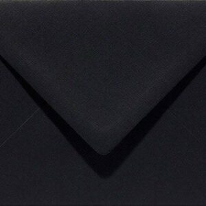 Sobres verjurados color negro cuervo