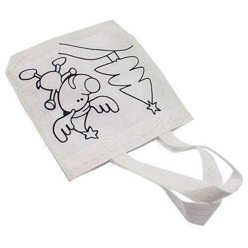 Pack 10 bolsas para colorear reno navidad + ceras