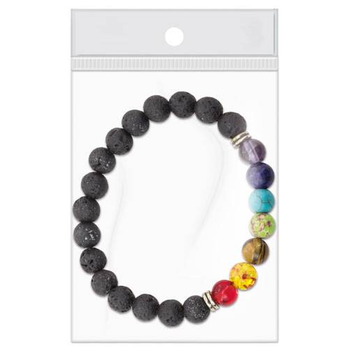Pulsera piedra volcánica