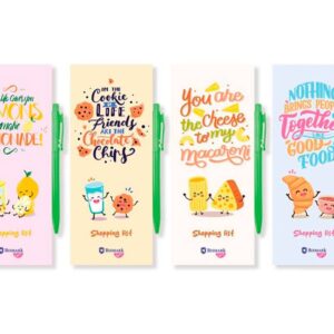 Libreta imantada lista compra + bolígrafo