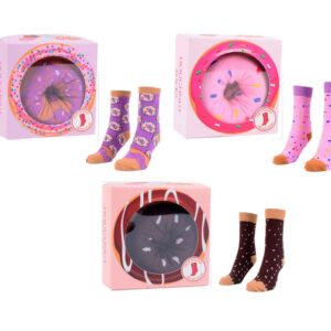 Calcetines donuts en caja de regalo