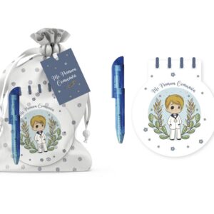 Mi primera comunion libreta + boli en bolsita