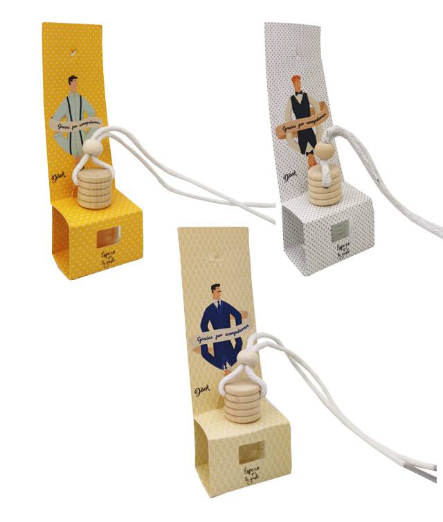 Ambientador para coche caballero