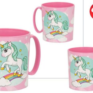 Taza unicornio apta microondas 350ml