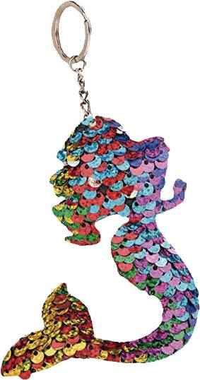 Oferta! lote de 200 llaveros silueta sirena lentejuelas