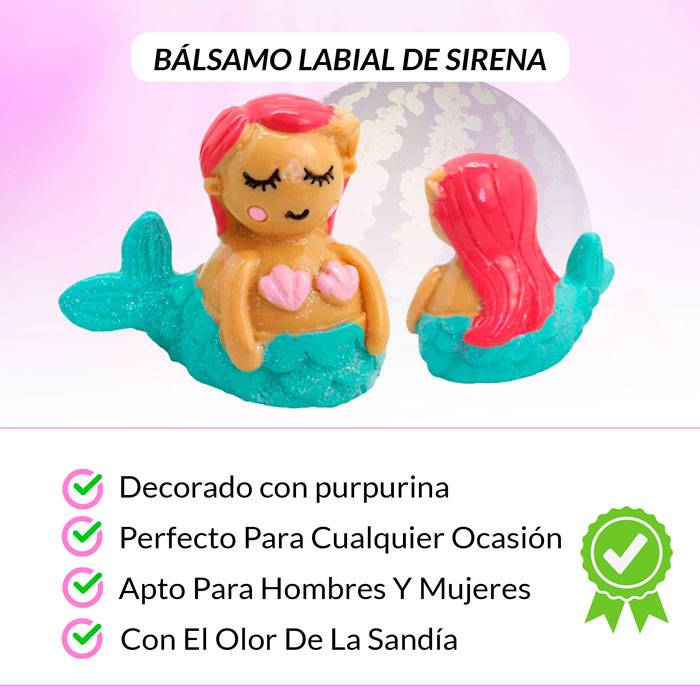 Oferta! lote de 500 bálsamos labiales sirena