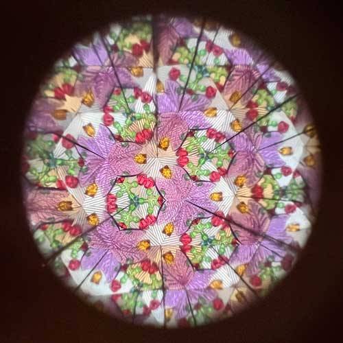 Caleidoscopio navideño