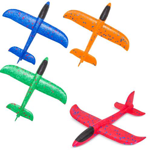 Set de 4 aviones espuma eva planeadores