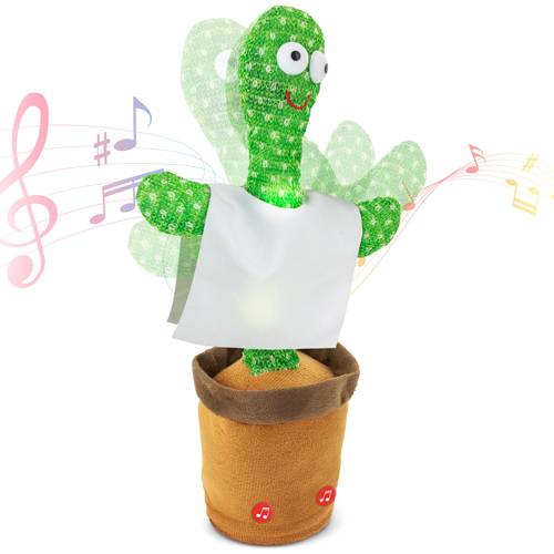 Cactus bailarin y cantarin en caja regalo