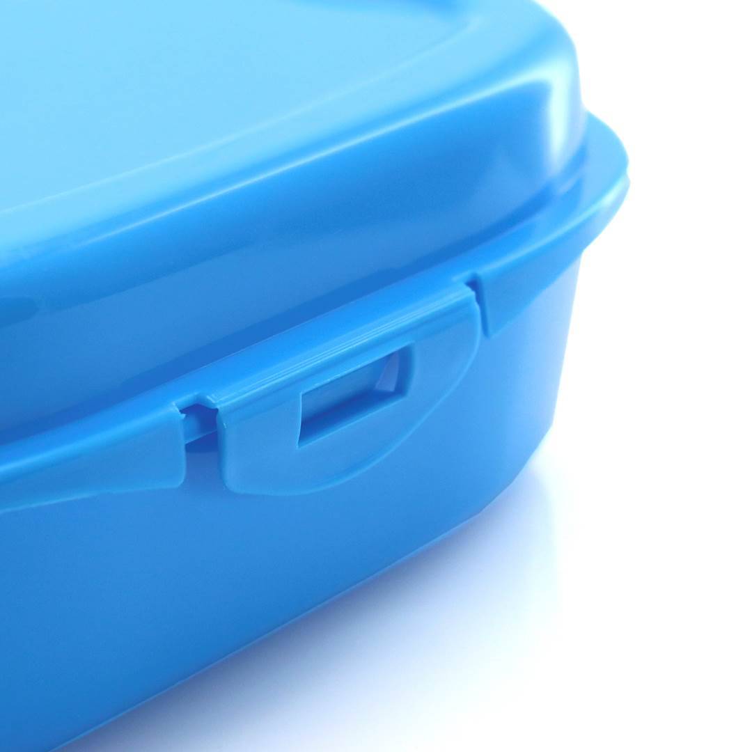 Fiambrera sandwich azul