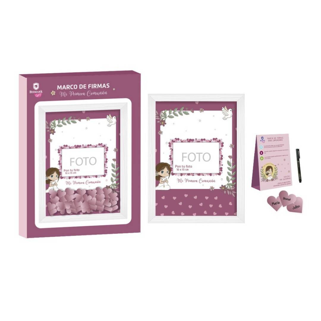 Cuadro invitados primera comunion niña