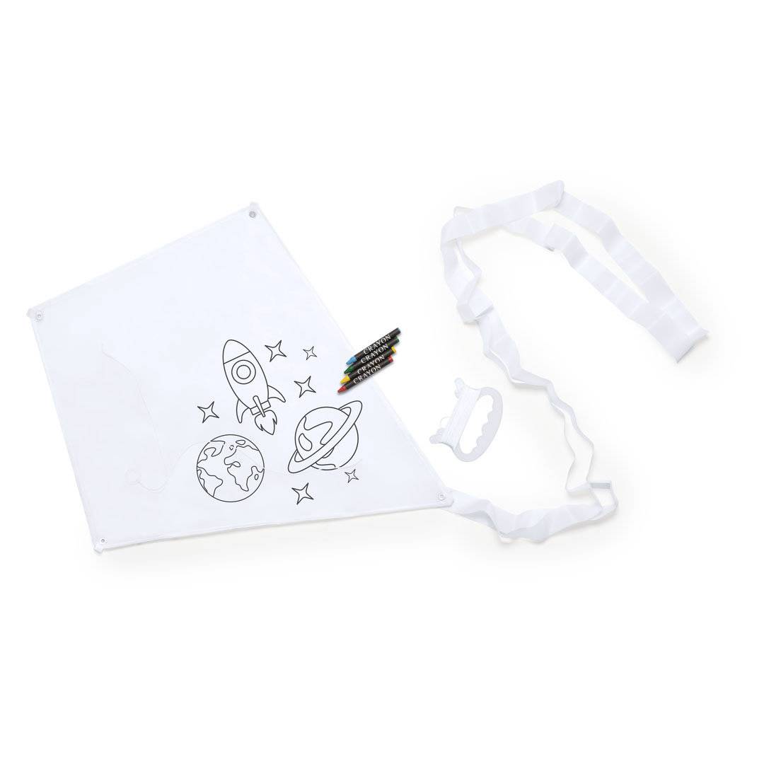 Lote de 35 cometas para colorear pintar niños