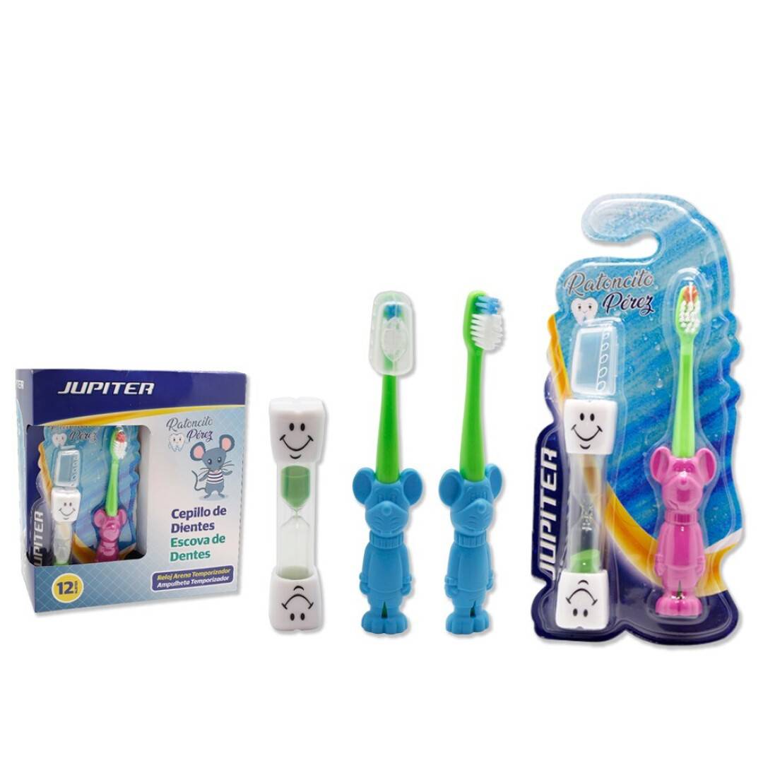 Cepillo dientes ratoncito perez con reloj arena