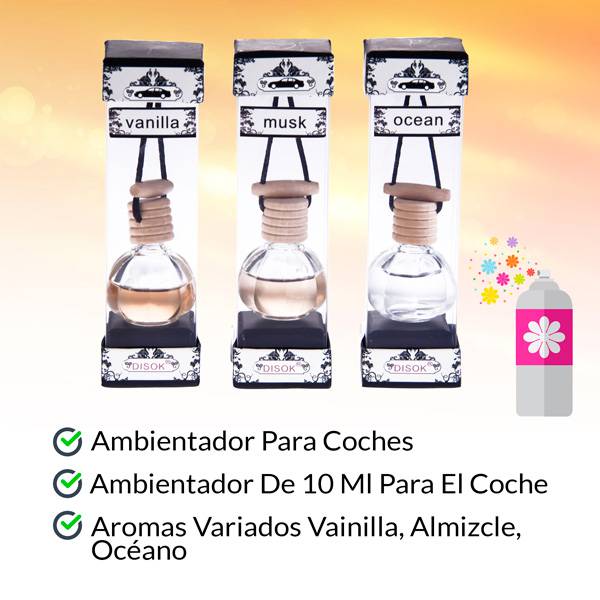 Lote 12 fragancia ambientador para coche