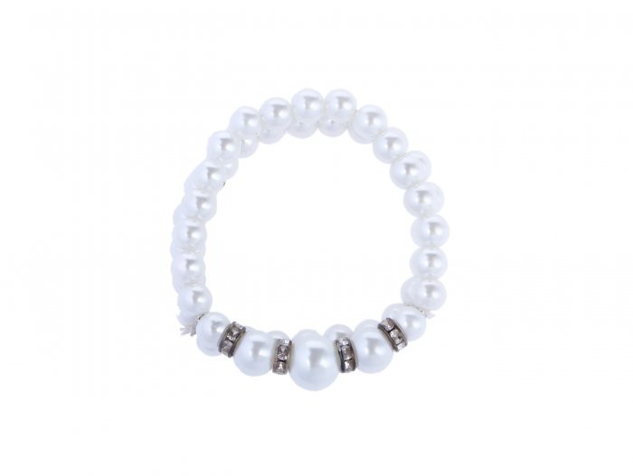 Lote 100 pulseras perlas en caja de regalo