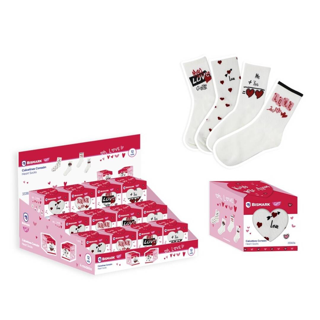 Calcetines love presentado en cajita