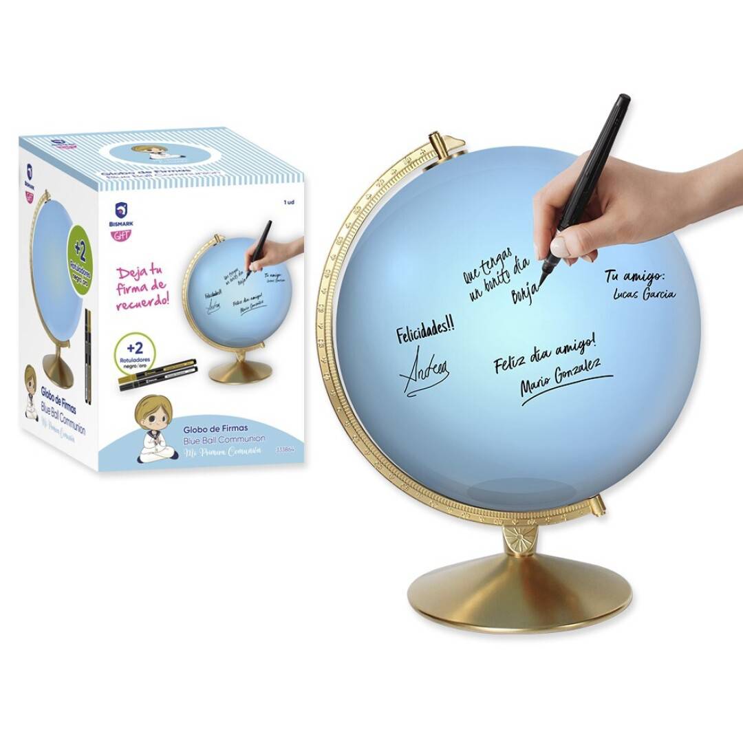 Firmas 1ª comunión niño en forma de globo
