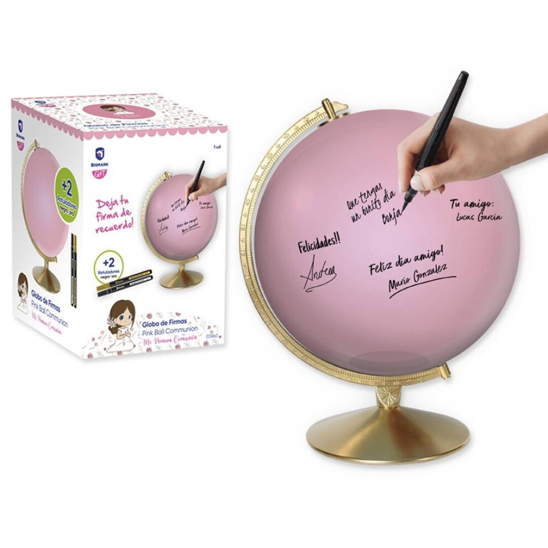 Firmas 1ª comunión niña en forma de globo