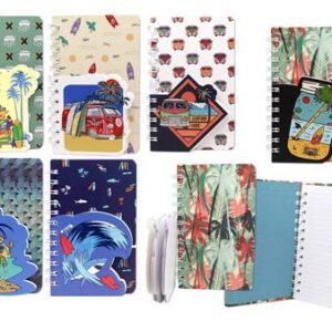 Lote de 48 libretas doble surfera anillas