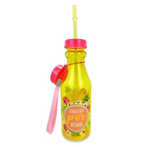 Caja 96 botellas pvc "gracias por venir" 500 ml