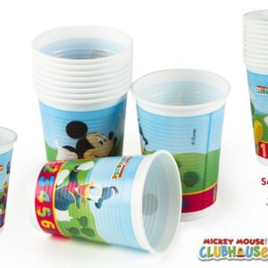 Pack 10 vasos mickey 200 ml