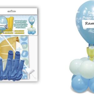 Deco kit centro "comunión" azul