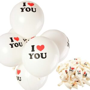 Set  100 globos "i love you"