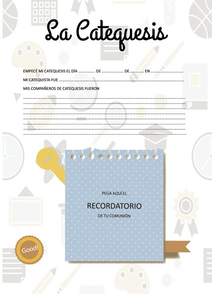 Libro comunión  en caja de regalo niño