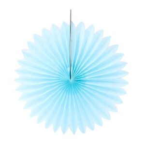 Rosetas de papel azul claro